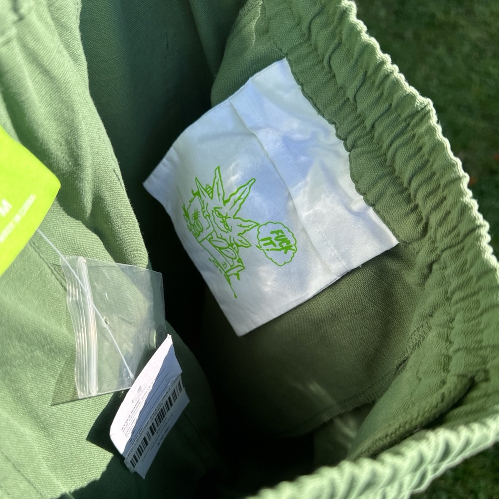 HUF Men's Olive Pants - Picture 5 of 6
